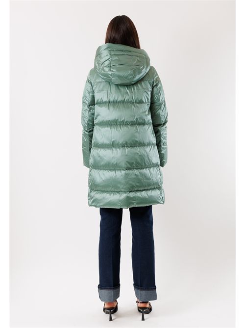 bright down jacket HOX | XD6740ACQUA MARINA